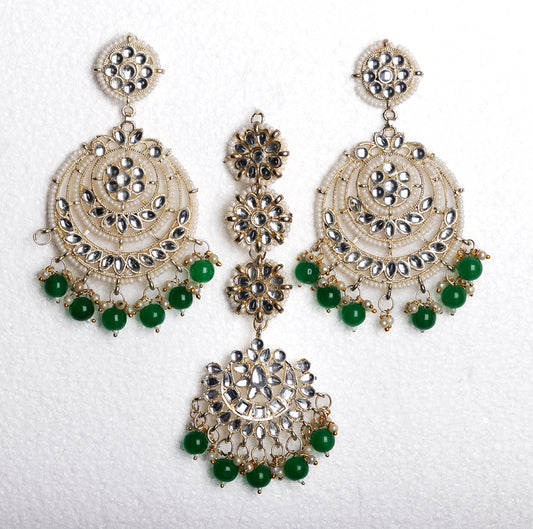 Alamzeb tika set (green)